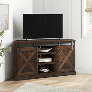 Farmhouse tv online stand corner